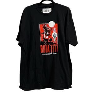 NWT Star Wars Boba Fett GameStop Exclusive Graphic T-Shirt Men’s XL Black Disney